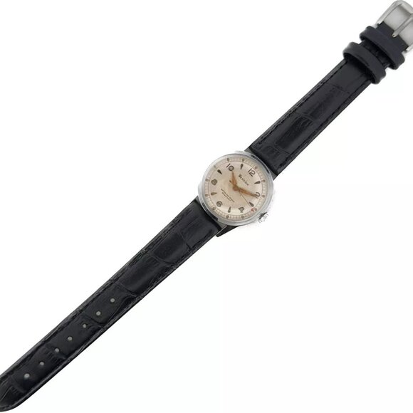 Vintage Westclox Men's Mechanical Wristwatch EB 1495 Swiss Made w Bullseye Style - Picture 2 of 10